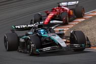 George Russell leads Charles at Dutch GP - Source: Getty